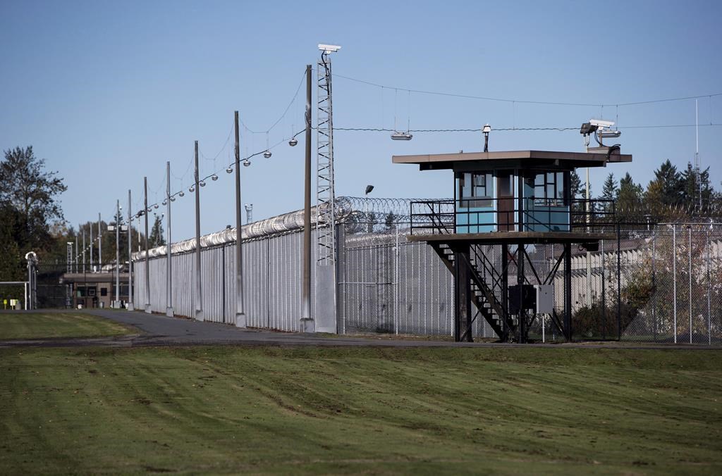 The Matsqui Institution, a medium-security federal men's prison, is seen in Abbotsford, B.C., on Thursday October 26, 2017.