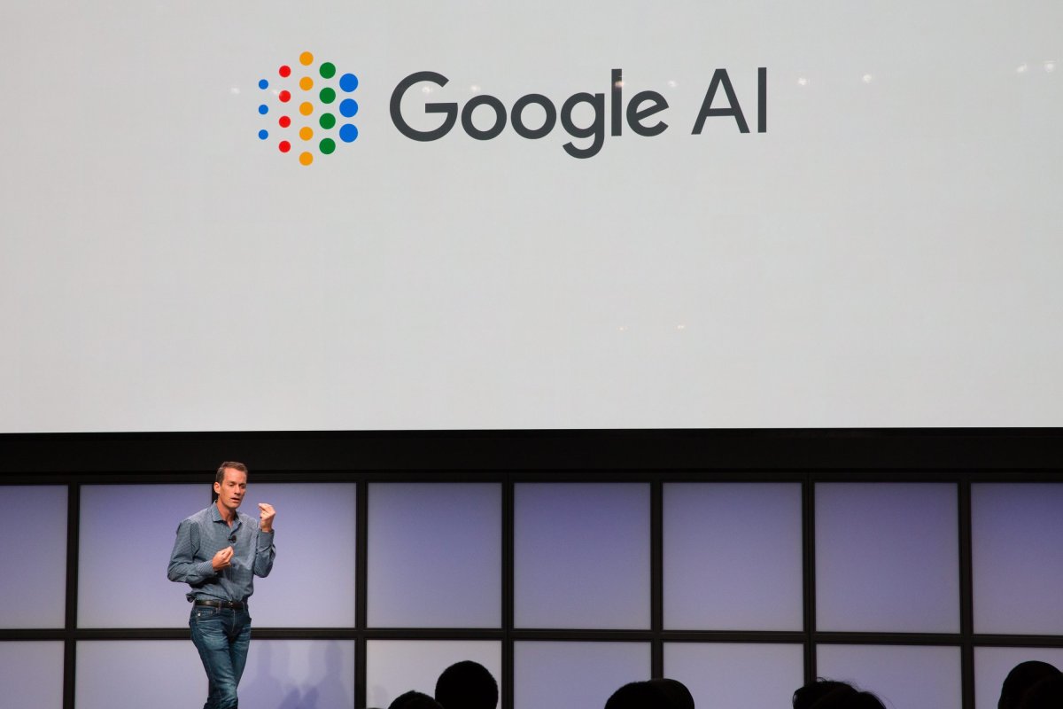 Jeff Dean, Google Brain co-founder and Senior Fellow at Google AI. speaks at Google's AI for Social Good event in Sunnyvale, California, USA, 29 October 2018.  