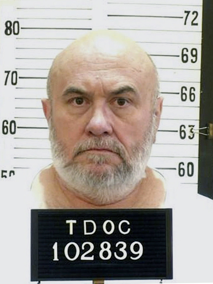 FILE - This undated file photo released by the Tennessee Department of Corrections shows death row inmate Edmund Zagorski in Tennessee.