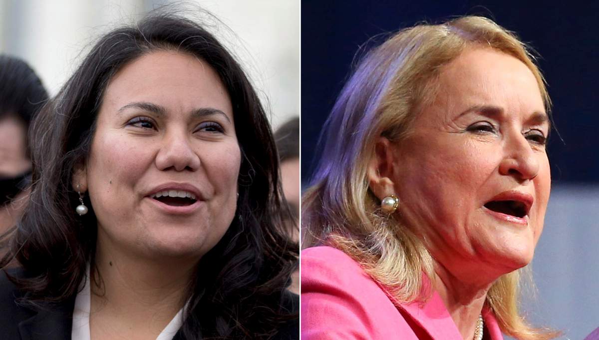 Veronica Escobar (left) and Sylvia Garcia (right)