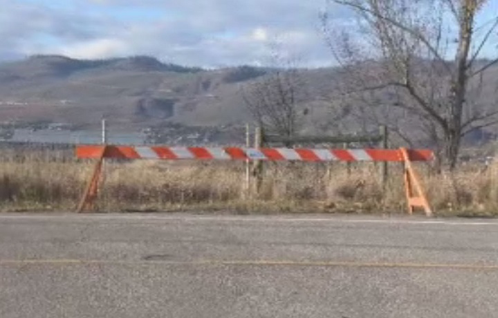 Roads around Vernon’s Commonage Area were closed Friday after a live mortar was found. The mortar was a remnant of former military training in the area.