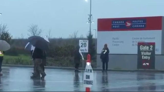 Canada Post Workers On Strike Across Lower Mainland As Legislation ...