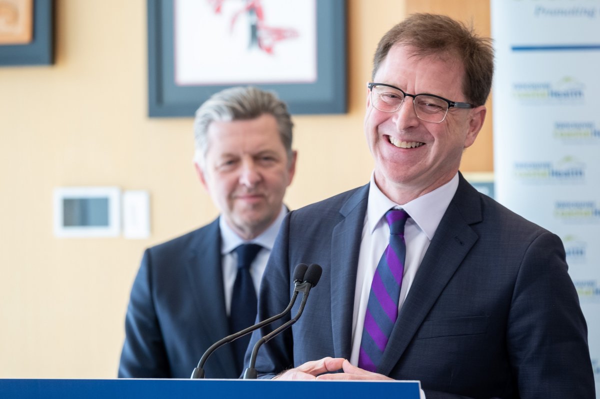 Health Minister Adrian Dix has announced an increase in the number of students who have been immunized.