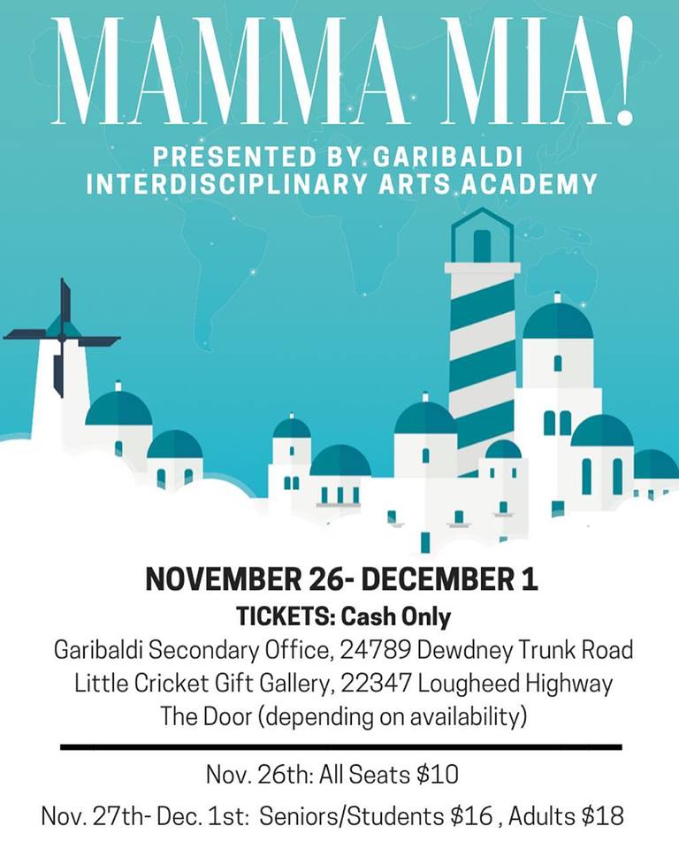 Garibaldi Secondary Presents Mamma Mia! - image
