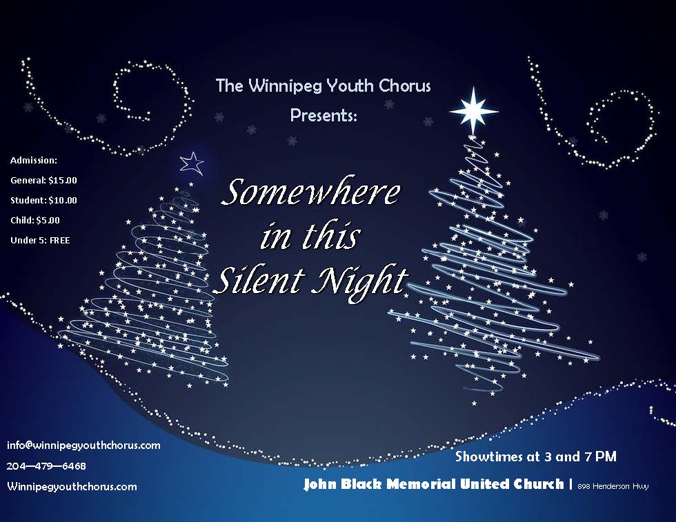 The Winnipeg Youth Chorus presents – Somewhere in this Silent Night - image