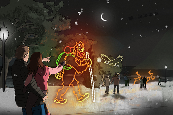 Lights on the Lake Winter Light Festival - image