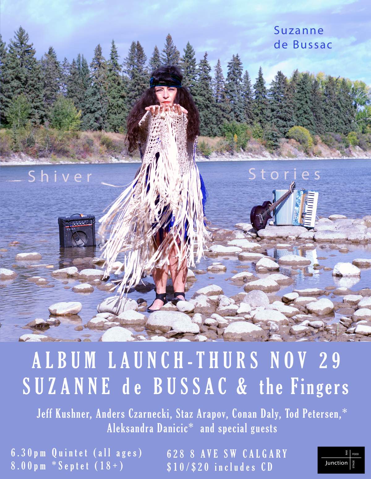 Suzanne de Bussac’s SHIVER STORIES – Album Release Party - image