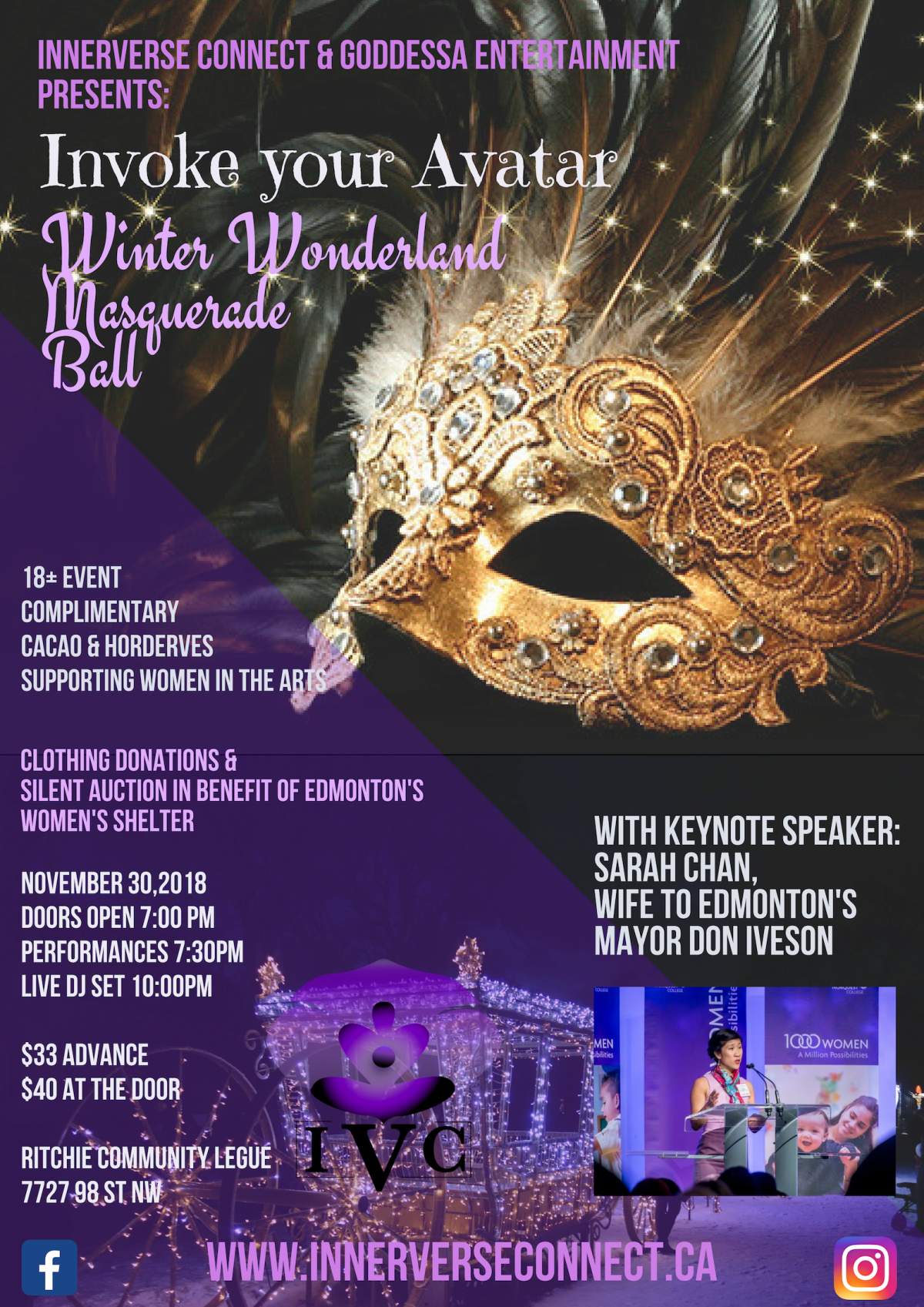 Invoke Your Avatar: a Winter Wonderland Masquerade Ball - image