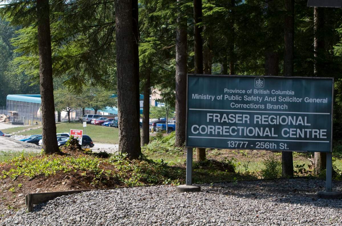 The Fraser Regional Correctional Centre in Maple Ridge, B.C., where Othman Ayed Hamdan is being held. THE CANADIAN PRESS/Jonathan Hayward