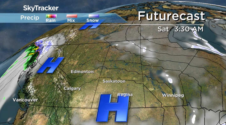 An arctic high pressure system swinging through will drop us into frigid air to start the weekend.
