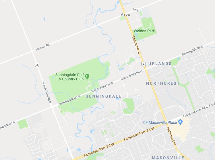 Middlesex OPP closed a section of Medway Road between Richmond and Wonderland roads to investigate the crash. 