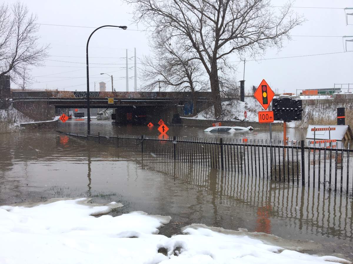 A burst pipe has closed Atwater Tunnel indefinitely, Tues. Nov. 20, 2018.