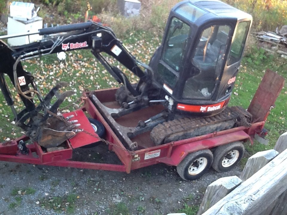 A excavator was stolen from the Municipality of Trent Lakes in September.