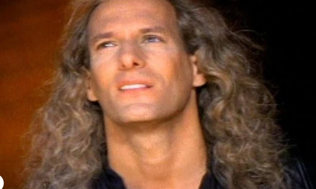 Singer Michael Bolton in his long-haired, early-’90s heyday.
