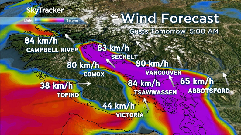 Atmospheric River Brings Heavy Rain To B.C.’s South Coast - BC ...