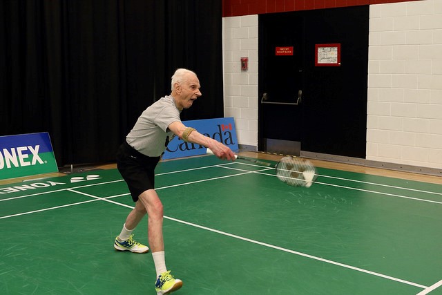 Stefan Carter at the 2017 Canadian Masters Championship in Winnipeg.