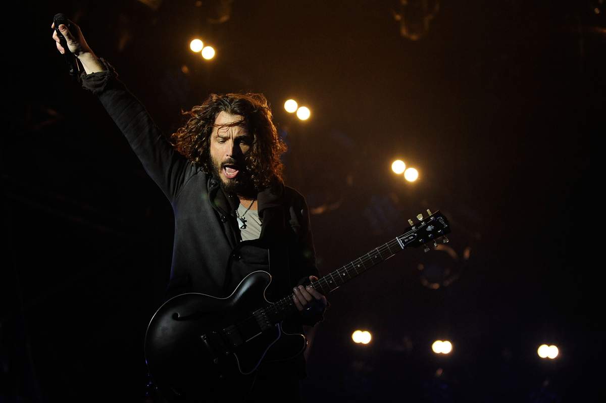 Chris Cornell of Soundgarden at the Voodoo Music Experience at City Park Oct. 28, 2011, in New Orleans, La.