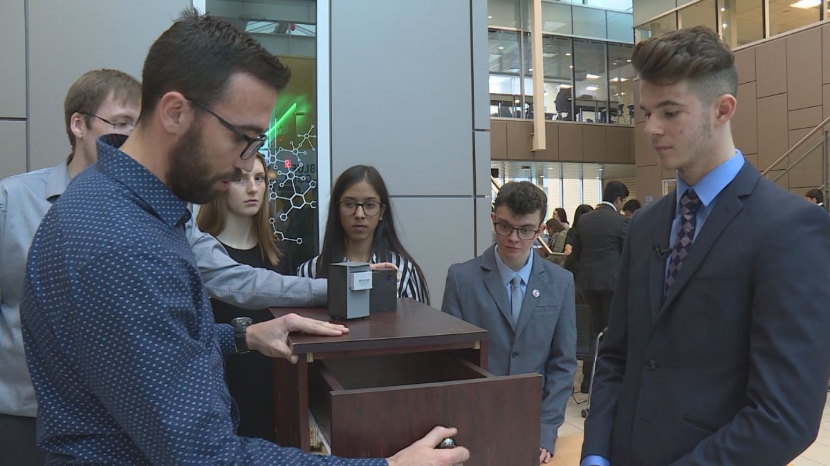 Engineering students at UBC Okanagan are hoping that their prototypes for new clothing donation bins will be safer. 