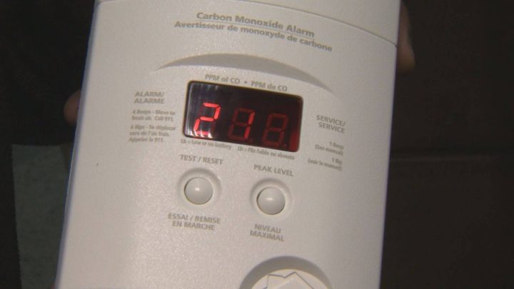 A carbon monoxide detector is seen in this file photo.