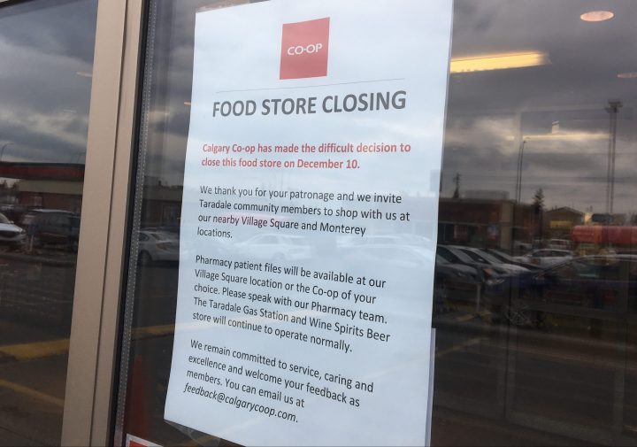 Taradale Calgary Co op grocery store to close Calgary