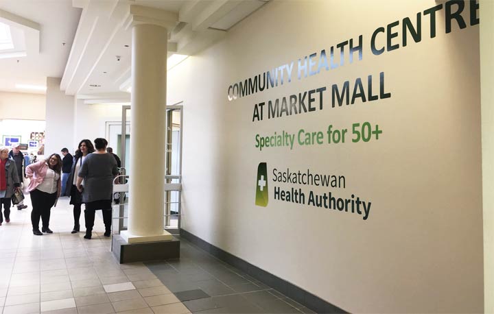 The new Community Health Centre at Market Mall provides specialized care services for Saskatoon seniors who have complex needs.