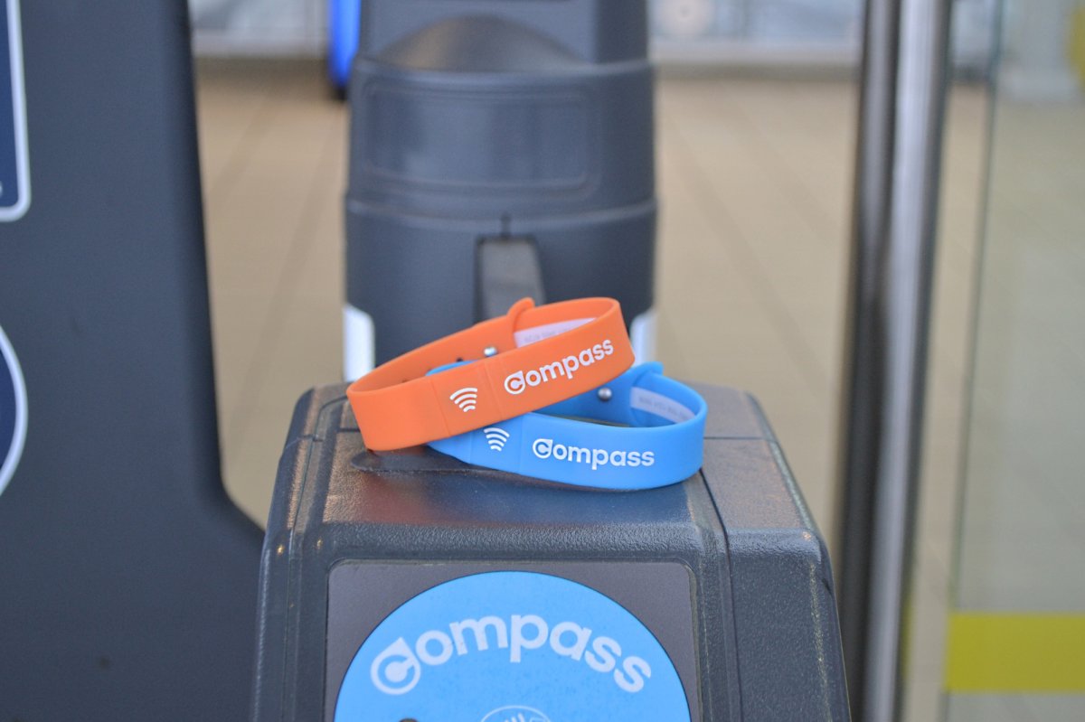TransLink customers will be able to use Compass Card wristbands starting Dec. 3.