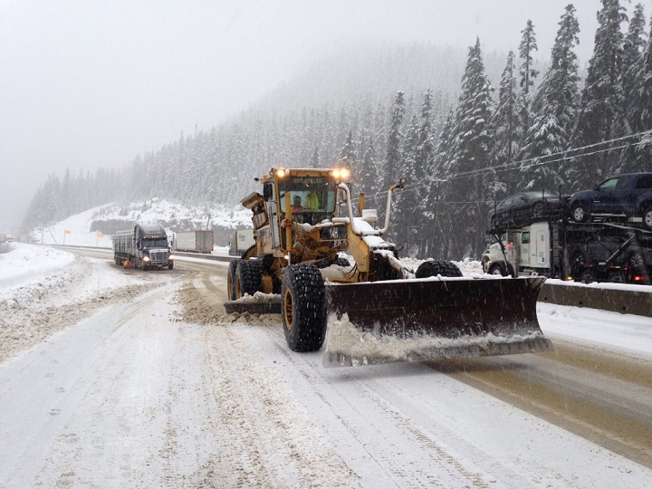 FILE. Snowplows may be on the Coquihalla this weekend. 