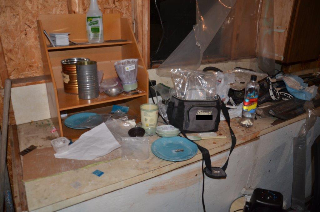 RCMP discovered the cocaine cutting station at a residence in the Rural Municipality of Headingly.