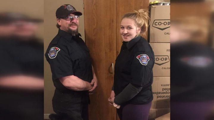 A photo of Darrell Morrison and his daughter Cheyanne Morrison