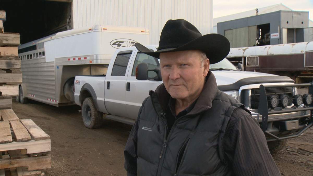 Darrell Glover will be personally delivering the hay feed down to Paradise, California.