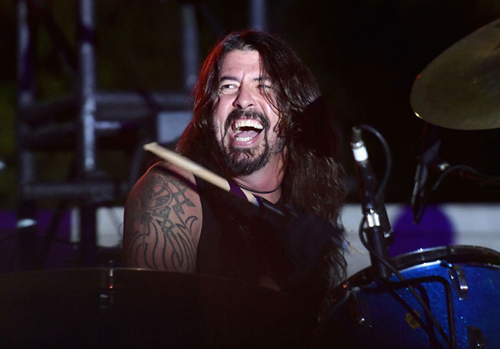 Dave Grohl performs on November 3, 2018 in Los Angeles, California.  