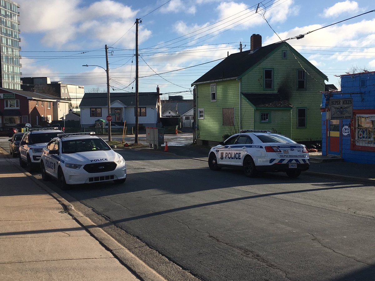 Fire broke out at a cannabis dispensary on Dutch Village Road Friday morning.