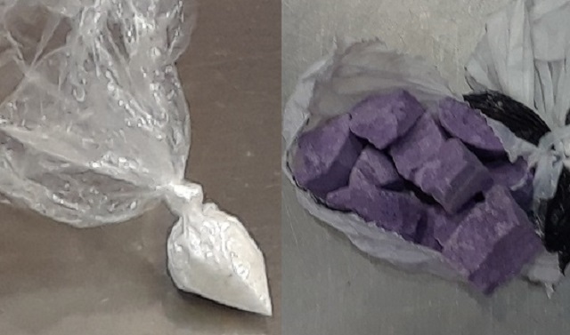 Wellington County OPP say fentanyl and methamphetamine were found in a pickup truck that was stopped at a RIDE checkpoint on Nov. 22 in Aberfoyle. 