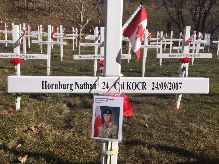 Field of Crosses memorial in Calgary, Alta, pictured on Nov. 6, 2018.