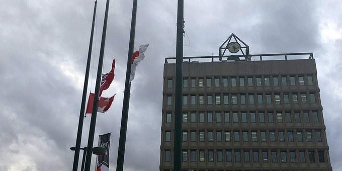 The flags at Barrie City Hall will be flown at half-mast to honour former mayor Ross Archer who passed away on Monday.