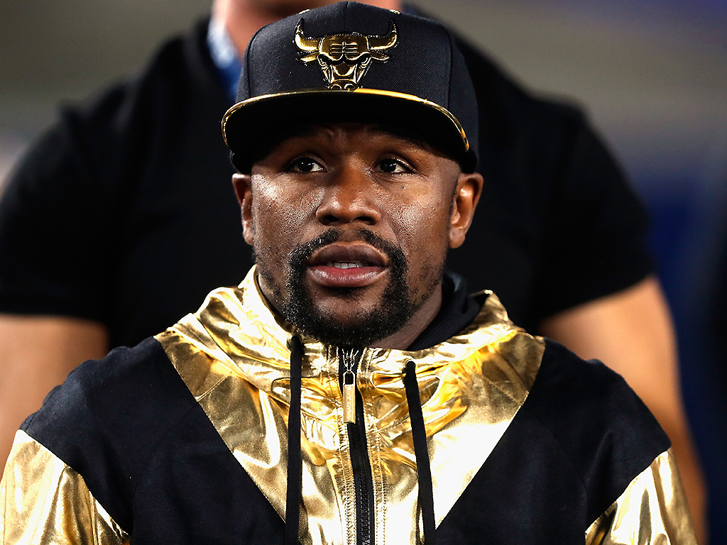 Floyd Mayweather attends the game between the Kansas City Chiefs and the Los Angeles Rams on November 19, 2018 in Los Angeles, Calif.