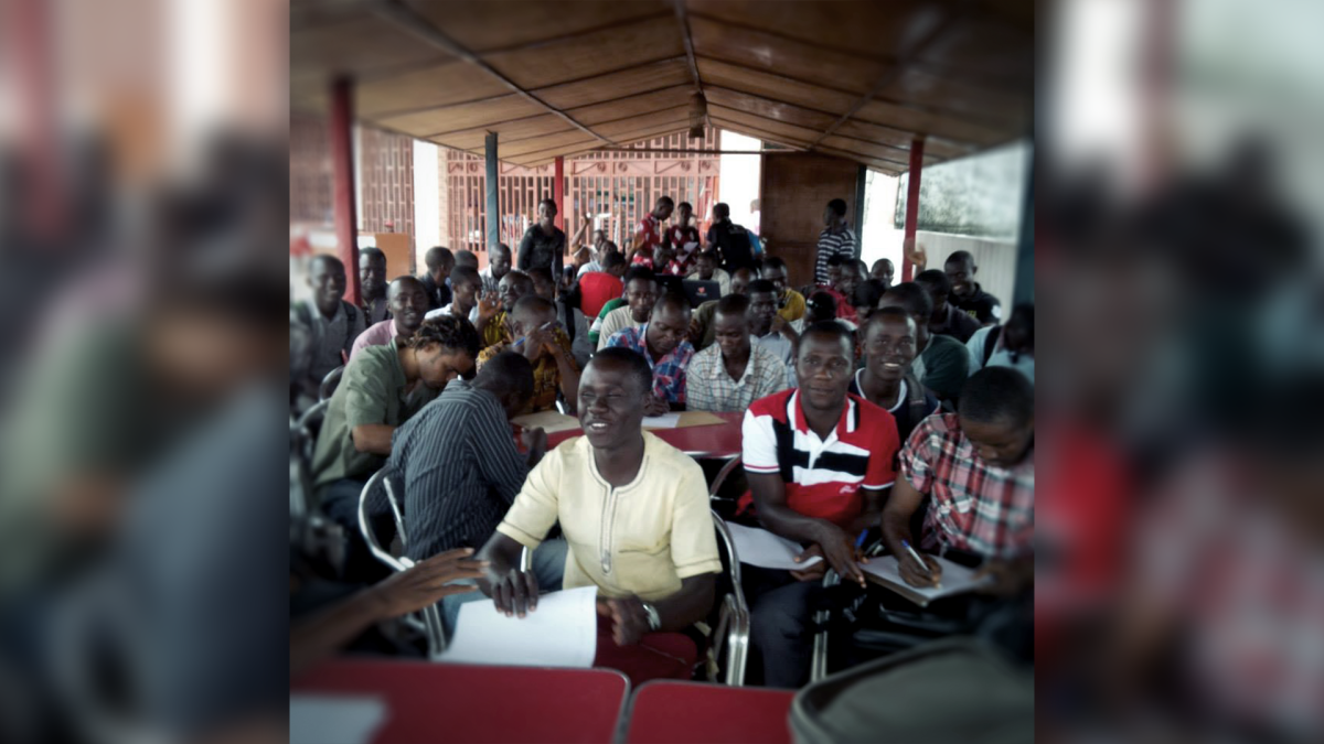 Image on FVCC’s Facebook page from the ‘Our Africa Tour 2013’ Corina Hotel, Monrovia, Liberia, October 2013.