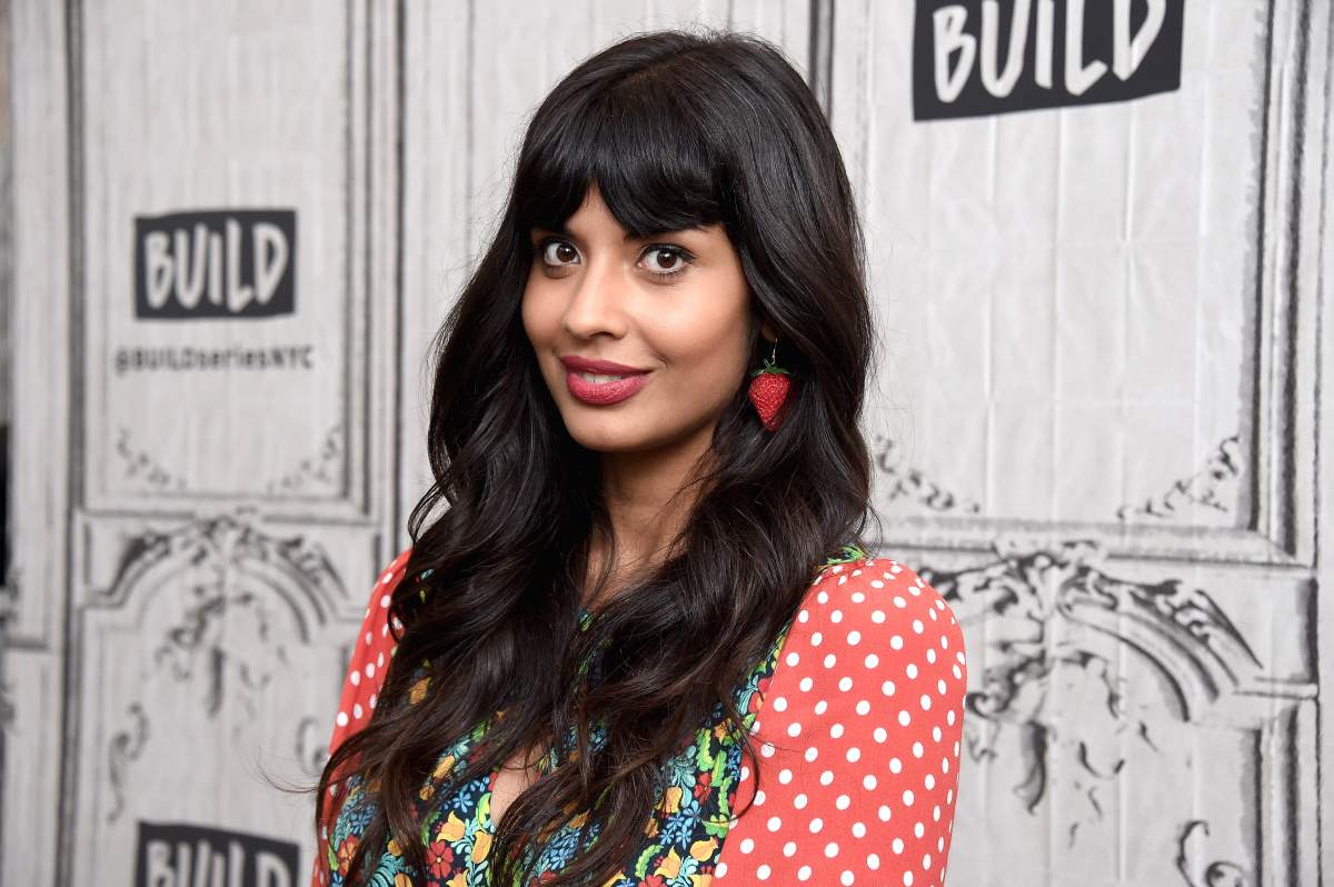 Actress Jameela Jamil visits Build Series to discuss the TV show ‘The Good Place’ at Build Studio on Oct. 2, 2018, in New York City.