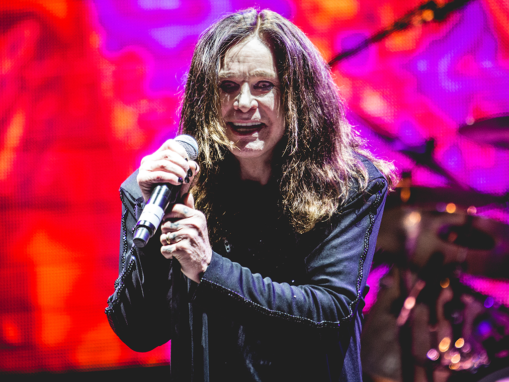 Ozzy Osbourne, of Black Sabbath, in concert at the Verona Arena in Verona, Italy, on June 13, 2016.  
