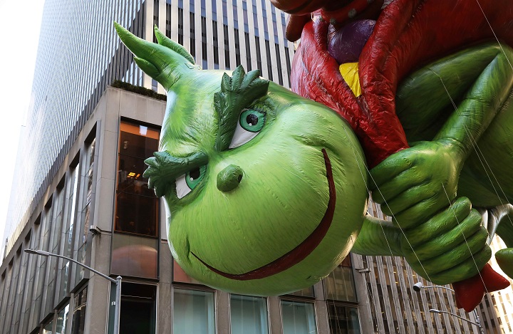 File image of a Grinch parade float.