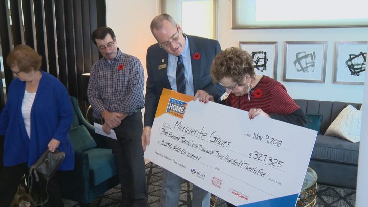 Saskatoon resident, Marguerite Graves took home the 50/50 worth $327,325.