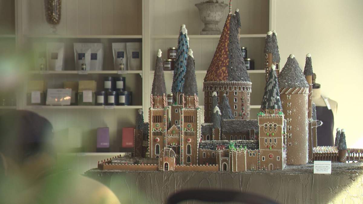 Edmonton's Duchess Bakeshop created a replica Hogwarts castle.