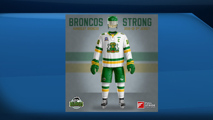 Hockey parents and fans line up to have Humboldt Broncos logo printed on  jerseys