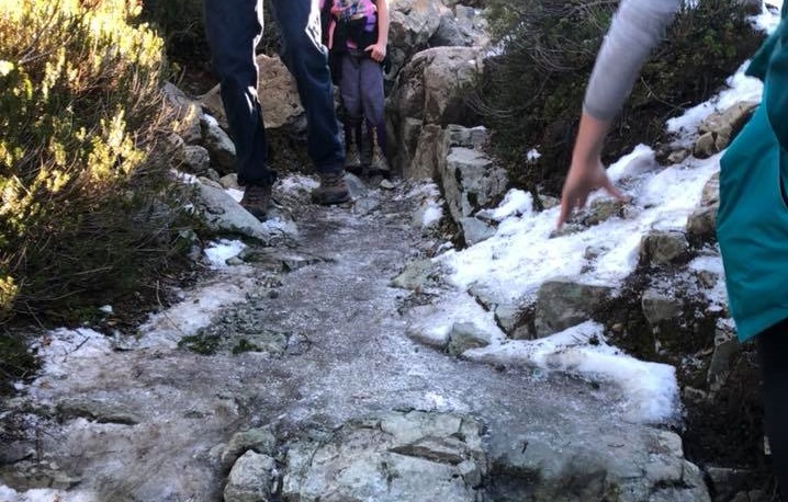 With some local trails now caked in ice, North Shore Rescue is reminding anyone headed into the mountains to ensure they are prepared. 