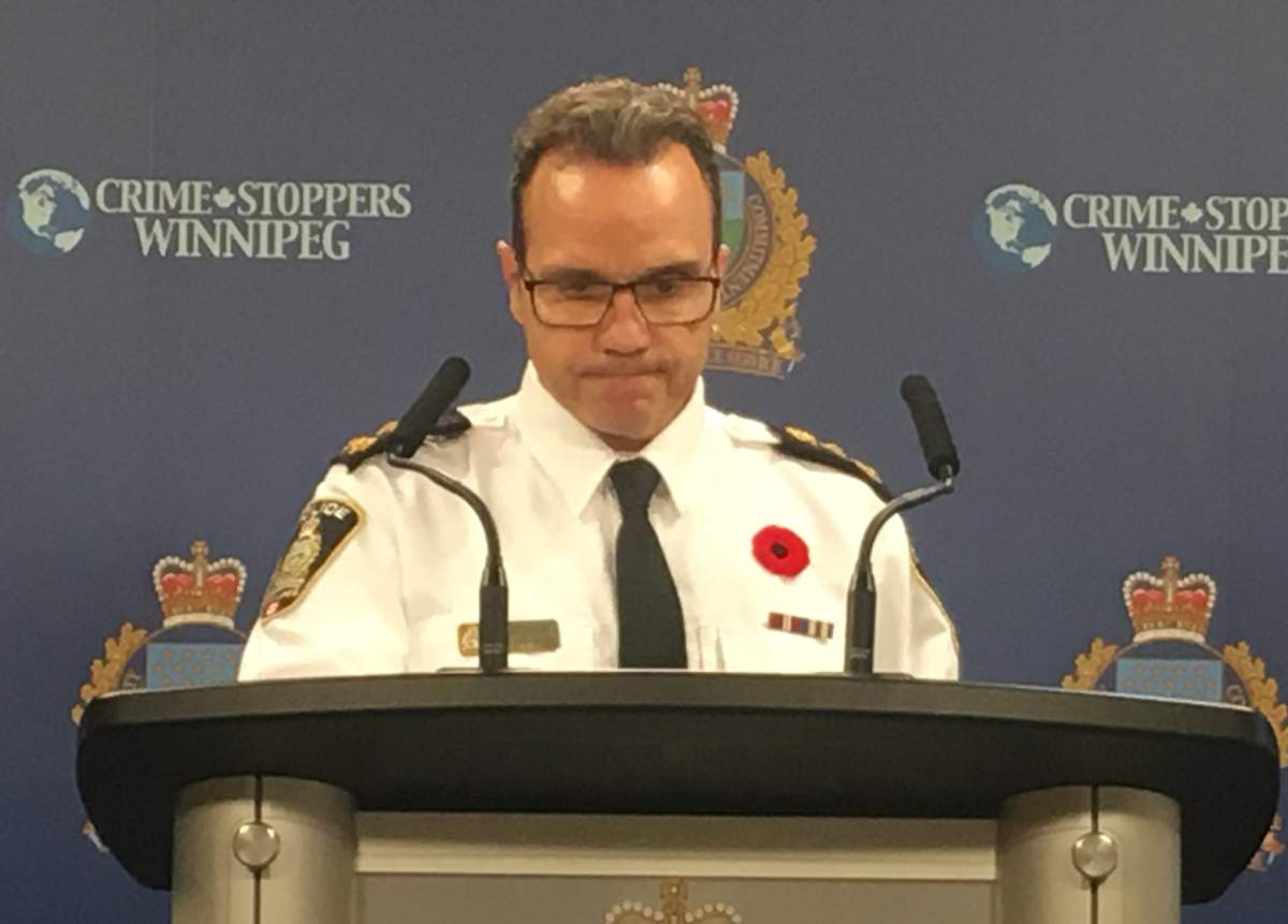 Winnipeg Police Chief Danny Smyth says he expects multiple charges in this case.