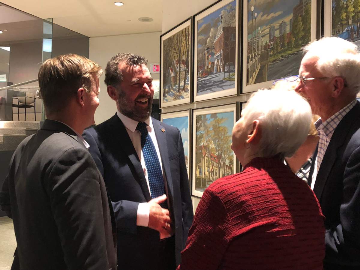 Former Ottawa MP Paul Dewar received the key to the city on Thursday night, the city of Ottawa's highest honour.