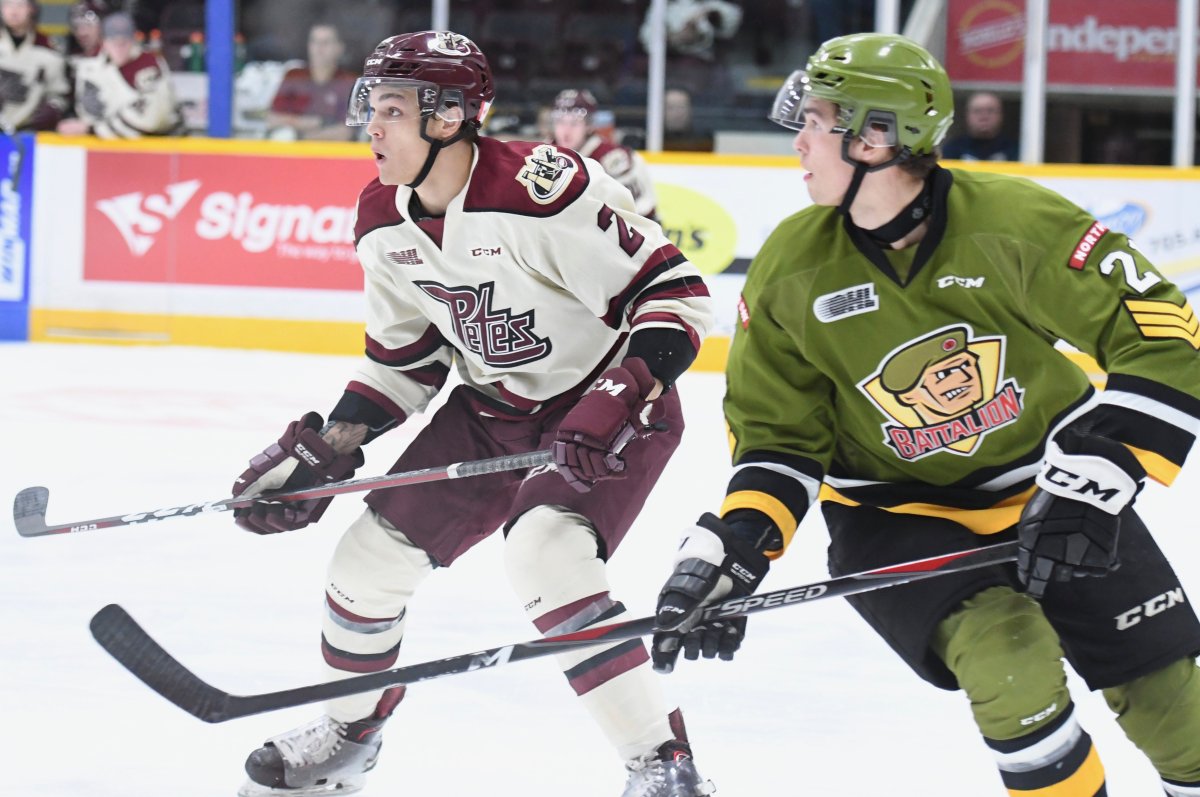 The Peterborough Petes earned a 4-1 win over the North Bay Battalion on Thursday night.