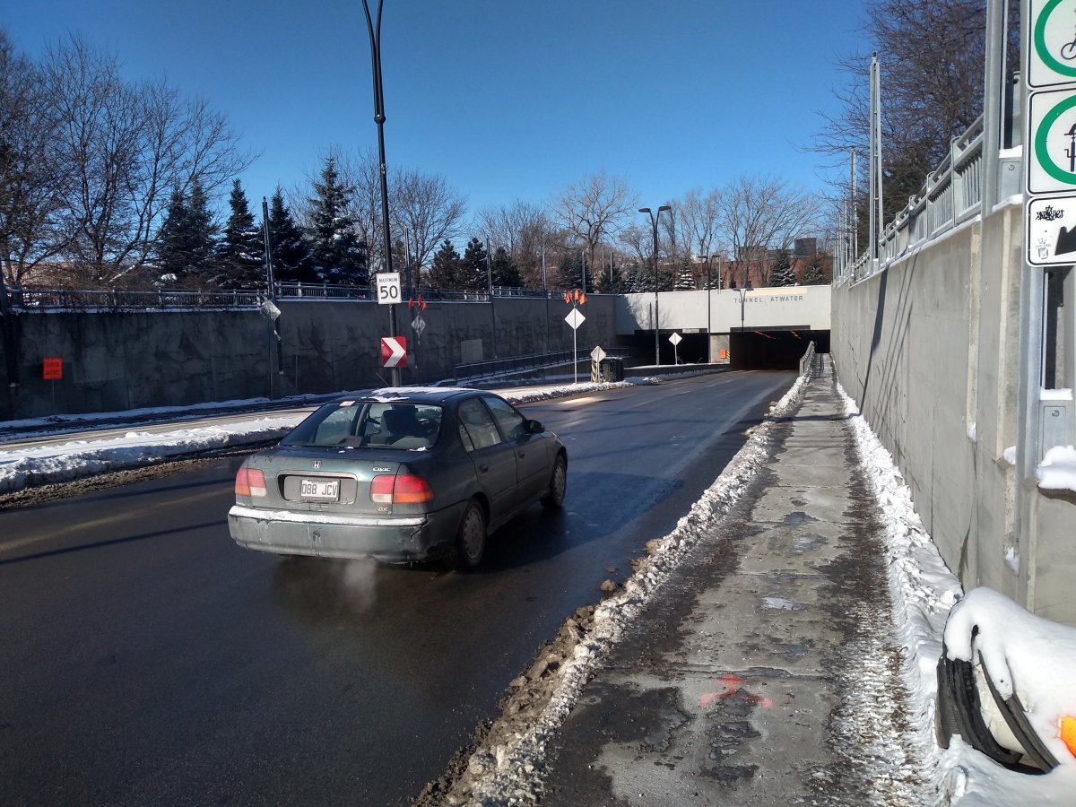 Atwater Tunnel reopened after flood Montreal Globalnews.ca