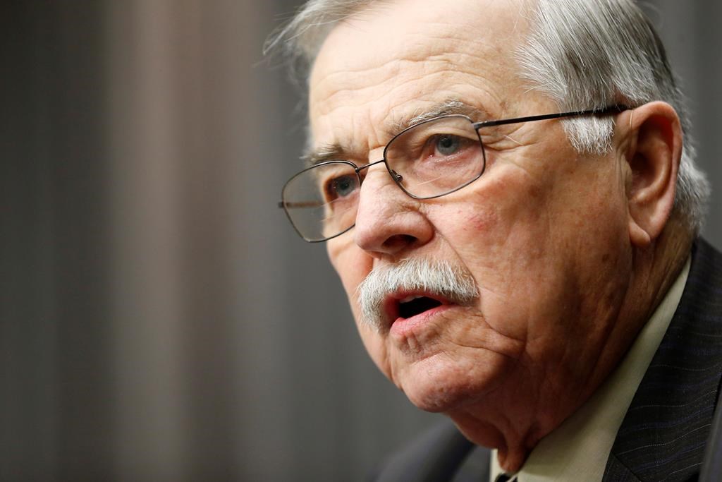 Cliff Graydon, Manitoba MLA for Emerson denied he was a 'harasser' at a press conference Nov. 8, 2018.