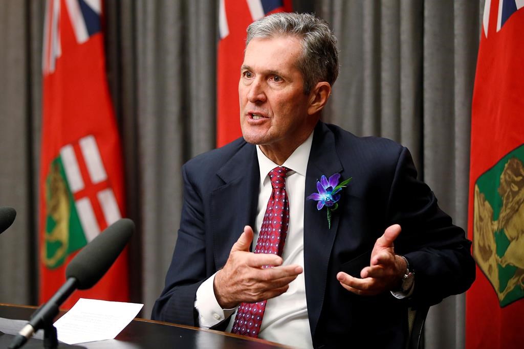Manitoba Premier Brian Pallister said at a press conference Tuesday the 2020 date set under the provincial Elections Act is a "drop dead" date.
